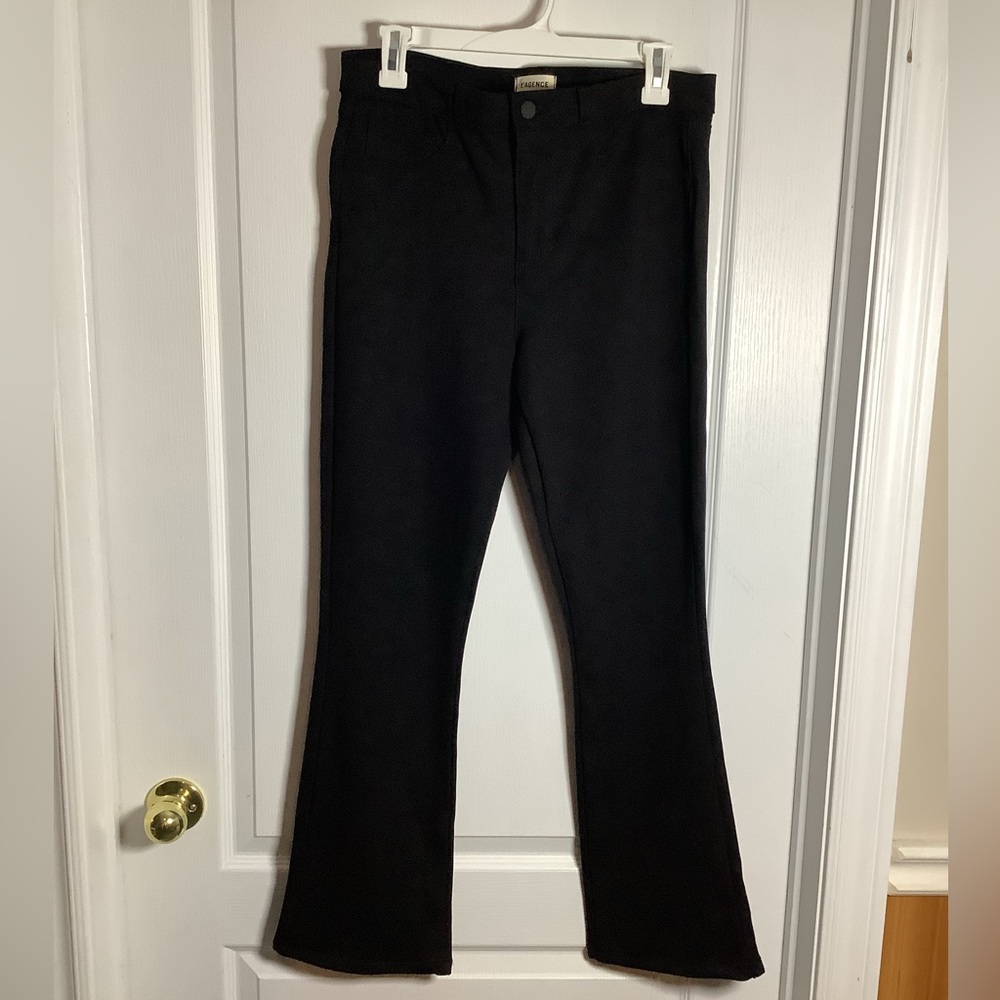 L’Agence Selma High Rise Black Flared Pants